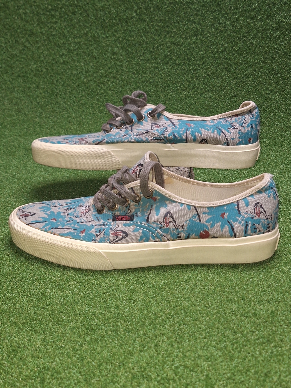 RARE🔥 VANS California Authentic CA HULA CAMO Aluminum Hawaiian Dancer Mens Sz 8